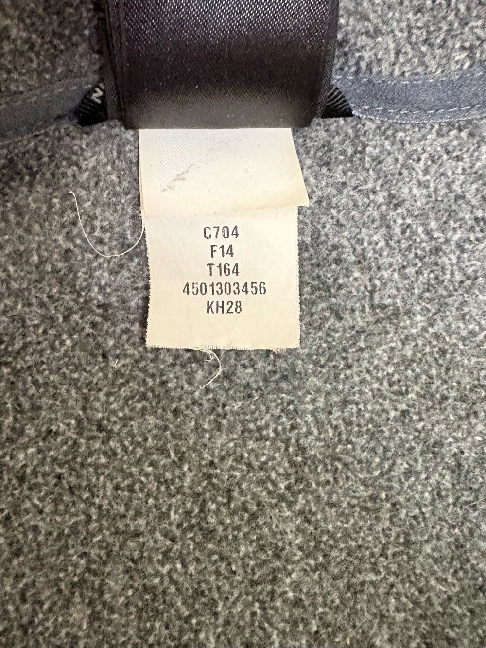 The North Face Men's Glacier Full-Zip Fleece Jacket Grey small C704 F14 - Picture 10 of 10